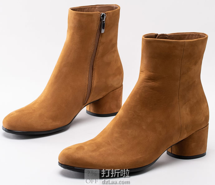 ECCO 爱步 Shape 35 爱步 型塑系列 女式短靴 36码3.1折.05 海淘转运到手约￥482