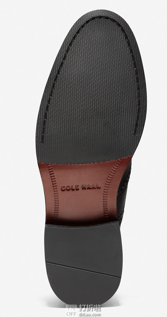 Cole Haan 可汗 Williams Wingtip 布洛克风格 男式牛津鞋 3.3折.6起 海淘转运到手约￥605