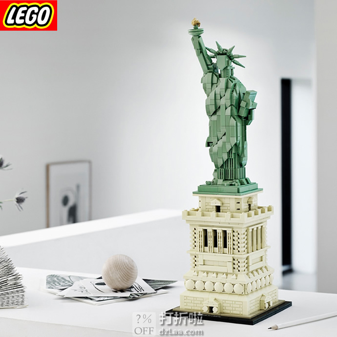 LEGO 乐高 建筑系列 21042 自由女神像 积木玩具 7.6折.19 海淘转运到手约￥729