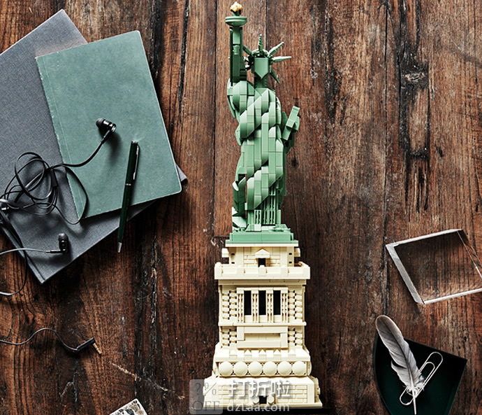 LEGO 乐高 建筑系列 21042 自由女神像 积木玩具 7.6折.19 海淘转运到手约¥729
