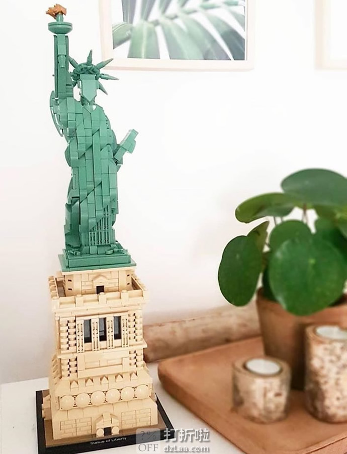 LEGO 乐高 建筑系列 21042 自由女神像 积木玩具 7.6折.19 海淘转运到手约¥729