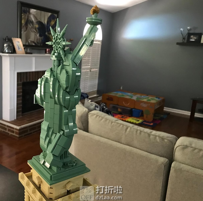 LEGO 乐高 建筑系列 21042 自由女神像 积木玩具 7.6折.19 海淘转运到手约¥729