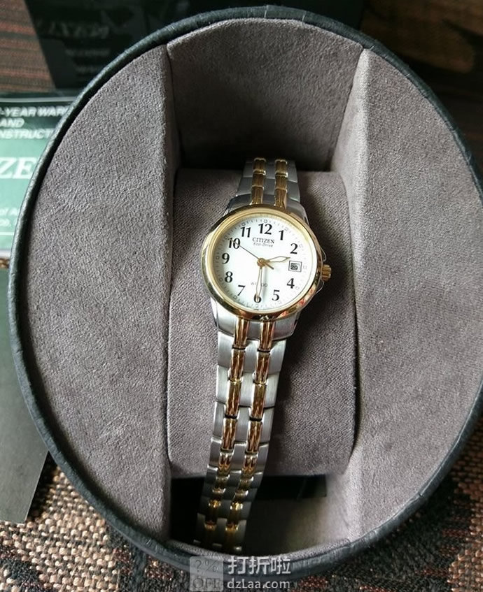 金盒特价 CITIZEN 西铁城 EW1544-53A 光动能 女式手表 3折.99 海淘转运关税补贴到手约￥659