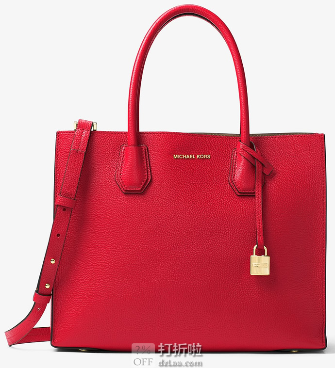 17日0点开始 MICHAEL KORS 迈克·科尔斯 Mercer MK 女式大号手提包 30F6GM9T3L 双重优惠折后￥443.0包邮包税 2色可选