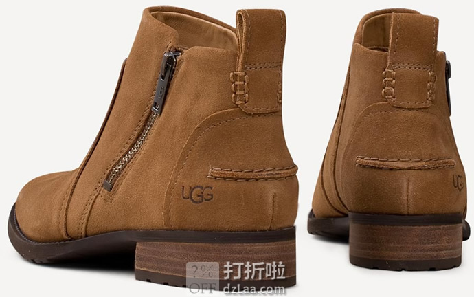 UGG  Aureo Ii 防水女式踝靴 4折.98 两色可选 海淘转运到手约￥481