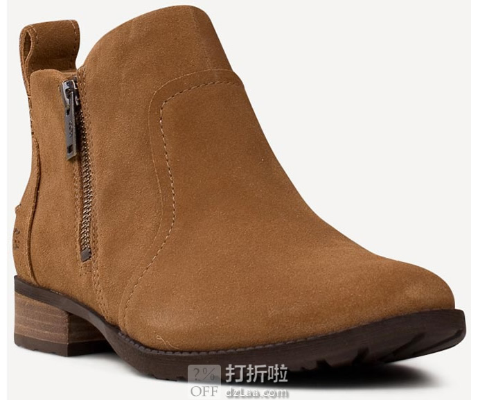 UGG  Aureo Ii 防水女式踝靴 4折.98 两色可选 海淘转运到手约￥481