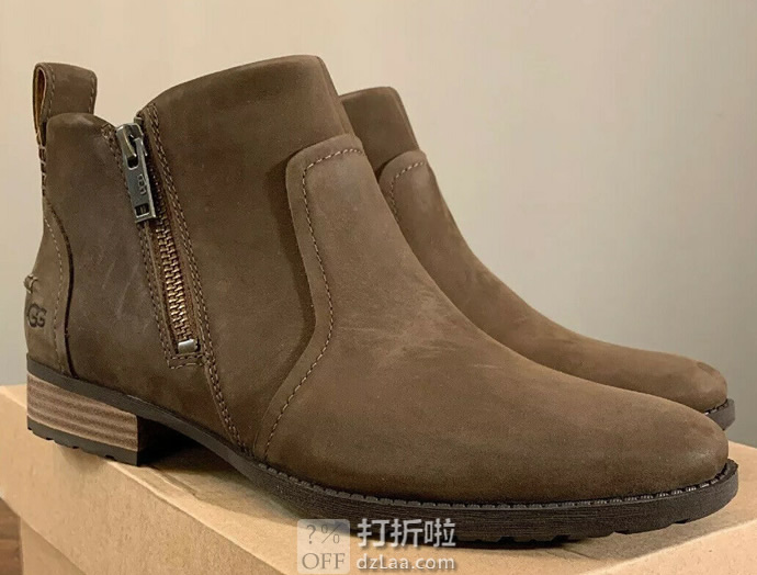UGG  Aureo Ii 防水女式踝靴 4折.98 两色可选 海淘转运到手约￥481