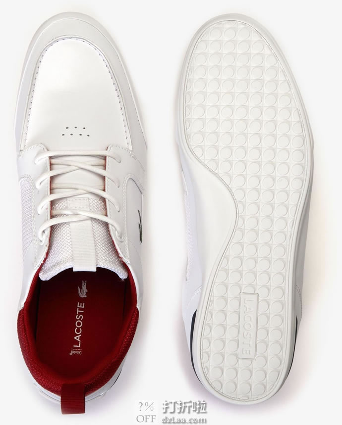 Lacoste 法国鳄鱼 Marina 男式板鞋 42.5码3.8折.93 海淘转运到手约¥369