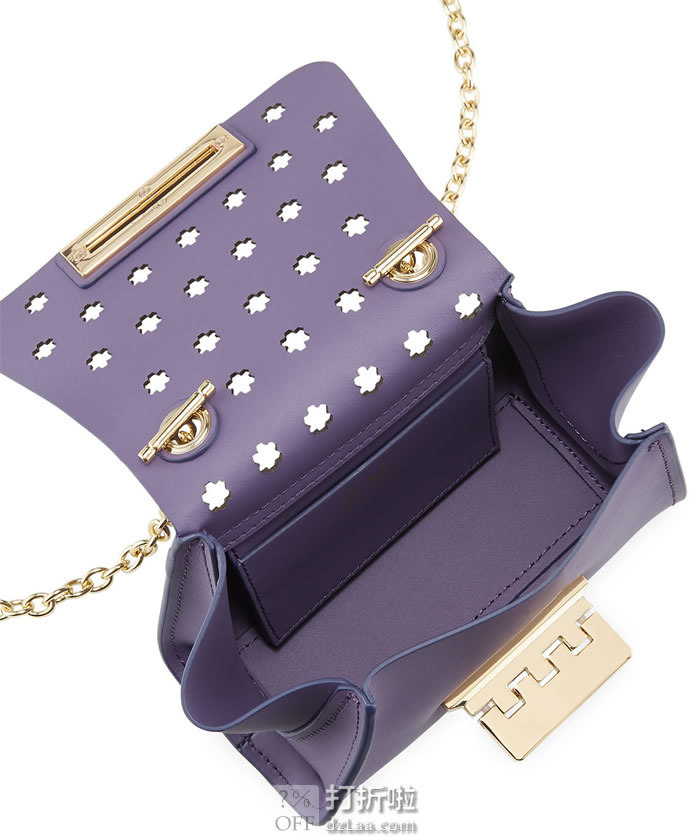 ZAC Zac Posen扎克·珀森 Eartha Mini 镂空花朵装饰迷你蝙蝠包 2.9折.18 海淘转运到手约￥617