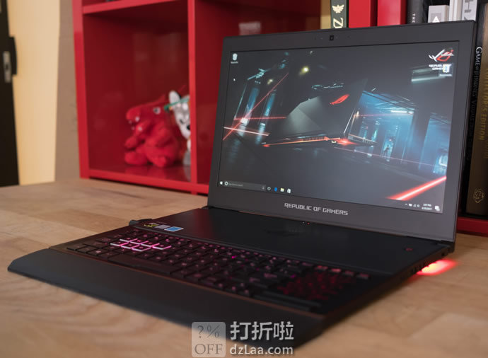 ASUS 华硕 ROG 玩家国度 GX531GW-AH76 15.6英寸游戏笔记本电脑（144HZ 3ms/i7-8750H/RTX 2070 Max Q/16GB）7.7折99.99史低  海淘转运到手约￥11989