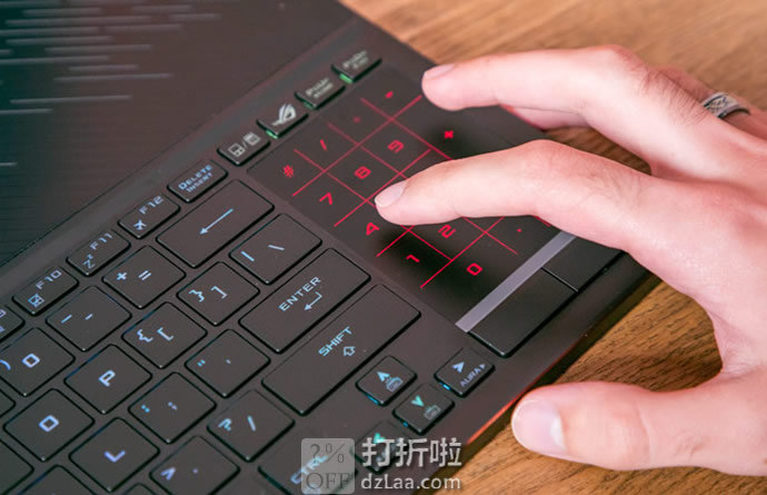 ASUS 华硕 ROG 玩家国度 GX531GW-AH76 15.6英寸游戏笔记本电脑（144HZ 3ms/i7-8750H/RTX 2070 Max Q/16GB）7.7折99.99史低  海淘转运到手约￥11989