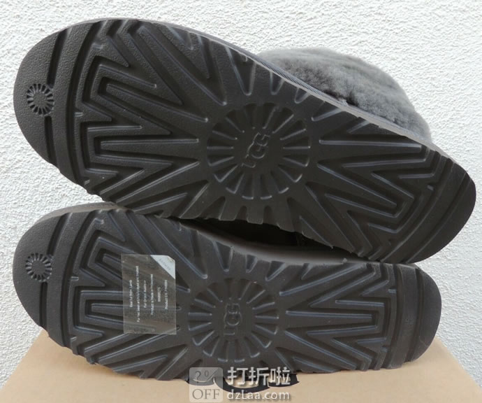 UGG Classic Mini Fluff 经典迷你毛茸款 雪地靴 时尚短靴 1106757 4.5折 两色可选 海淘转运到手约￥566