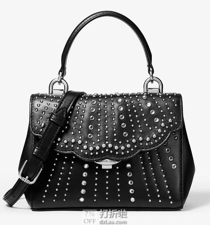 Michael Kors 迈克·科尔斯 Ava系列 MK 铆钉装饰小号手提包 4.4折7.87 海淘转运到手约￥782