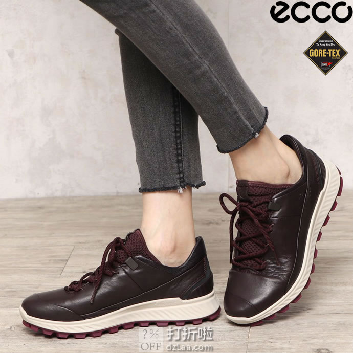 ECCO 爱步 Exostrike 突破系列 GTX防水 女式户外低帮运动鞋 3.9折.55 海淘转运到手约￥579