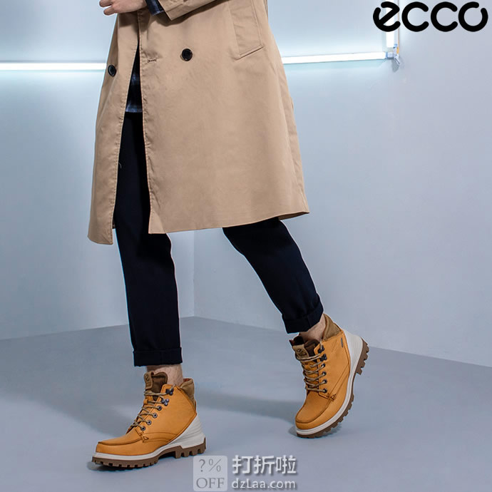 ECCO 爱步 Tred Tray 趣闯 GTX防水 男式高帮短靴 3.8折.93 海淘转运到手约￥700