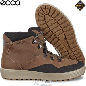 ECCO 爱步 Soft 7 柔酷7号 Tred Terrain GTX防水 男式中帮板鞋 43码3.6折$64.84 海淘转运到手约￥544