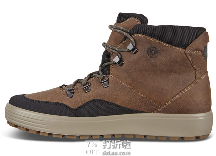 ECCO 爱步 Soft 7 柔酷7号 Tred Terrain GTX防水 男式中帮板鞋 43码3.6折.84 海淘转运到手约￥544