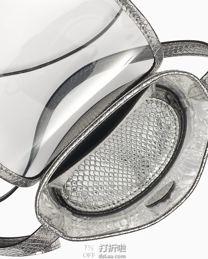 Calvin Klein 卡尔文克莱因 Statement系列 CK 女式迷你透明水桶包 2.1折.16 海淘转运到手约￥318