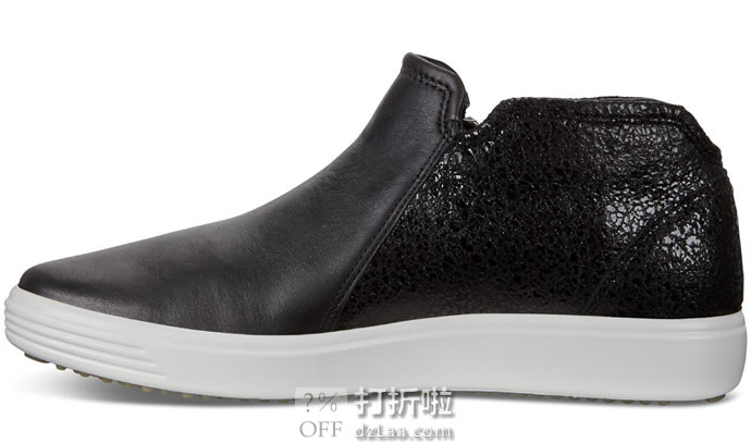 码全 ECCO 爱步 SOFT 7 柔酷7号 侧拉链 女式休闲鞋 4折.93 淘转运到手约¥564