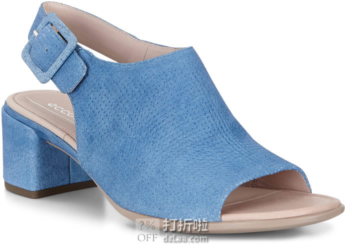 ECCO 爱步 Shape 35 型塑35系列 女式粗跟凉鞋 38码2.4折.5 海淘转运到手约¥356
