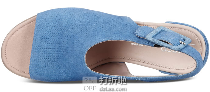 ECCO 爱步 Shape 35 型塑35系列 女式粗跟凉鞋 38码2.4折.5 海淘转运到手约¥356