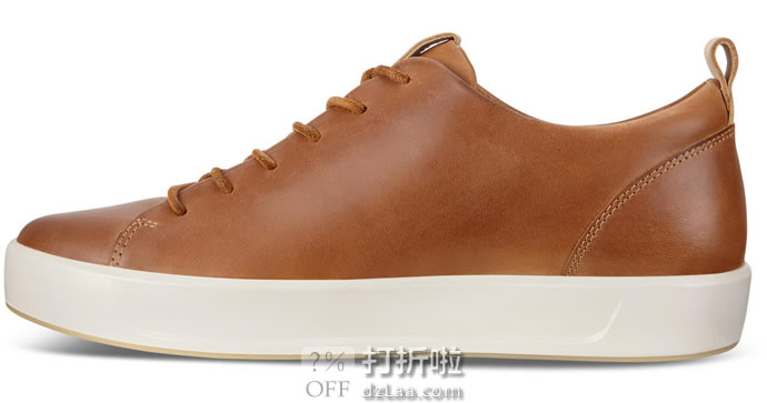 ECCO 爱步 Soft 8 LX 柔酷8号 男式板鞋 40码3.3折.61 海淘转运到手约￥551