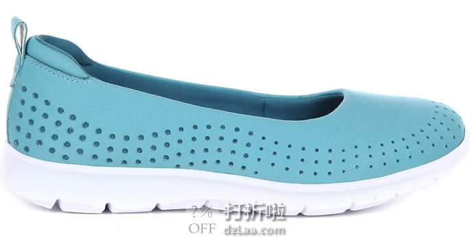 Clarks 其乐 Step Allena Sea 女式平底休闲鞋 37码2.5折.28 海淘转运到手约￥237