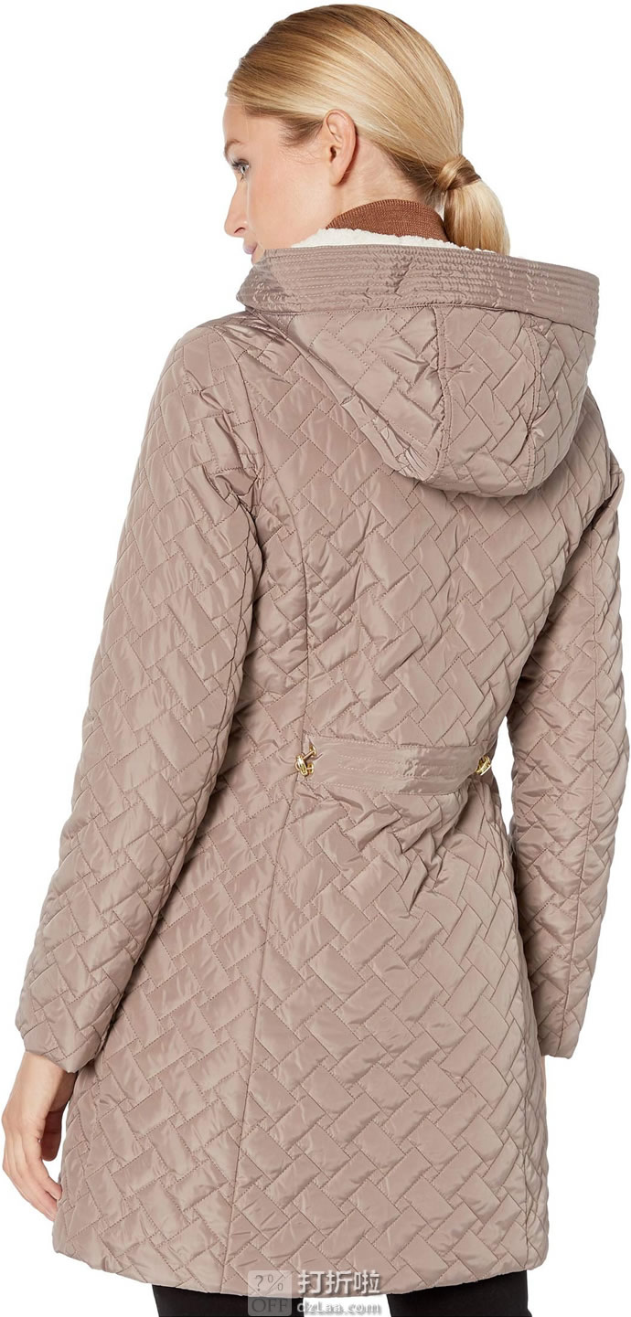 Cole Haan 可汗 中长款女式保暖棉服夹克 XS码2.7折.99 海淘转运到手约¥555