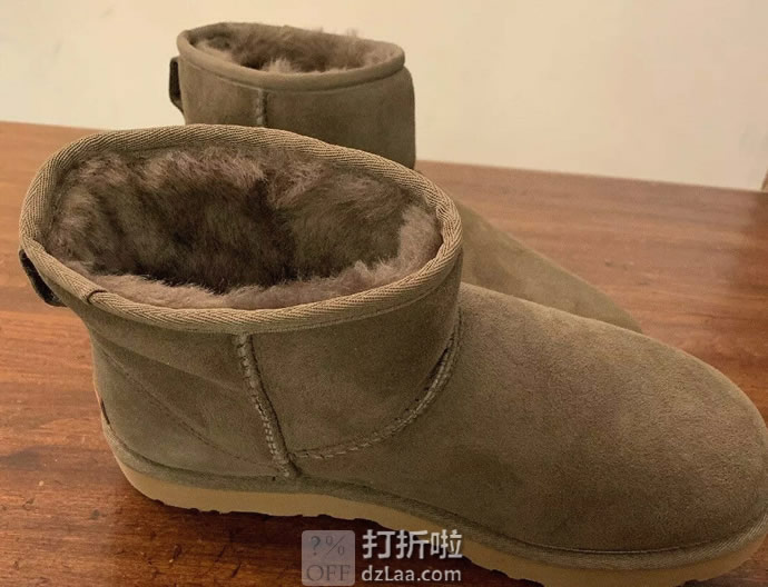 UGG Classic Mini II系列 防水防污 经典短款女式雪地靴 36码5折 海淘转运到手约￥576