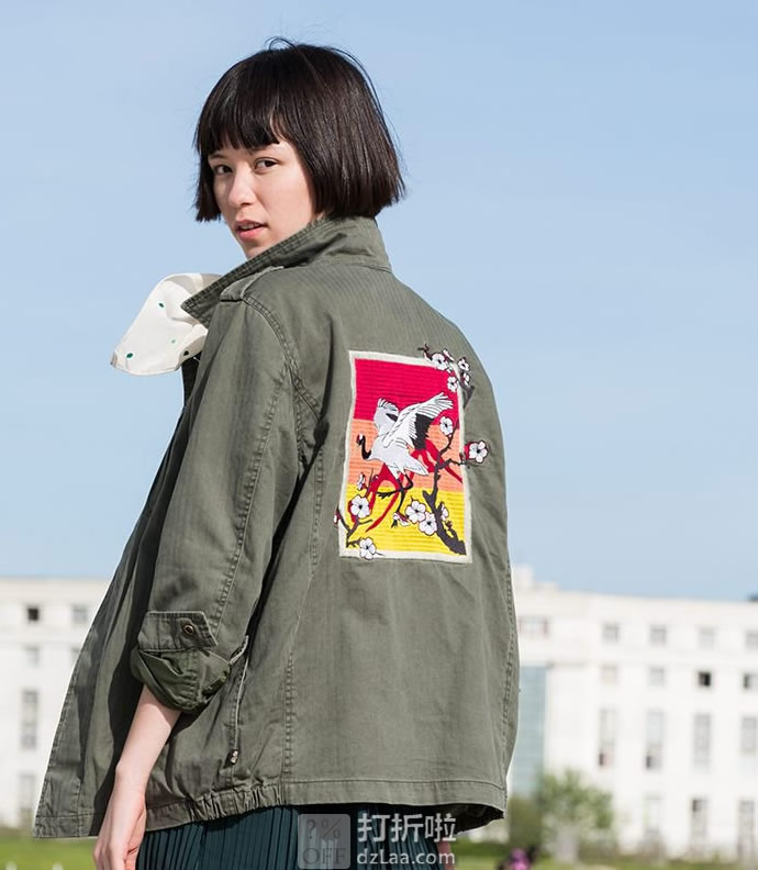 Alpha Industries 阿尔法军工 F-2 French 女式战地夹克外套 L码2.2折.18 海淘转运到手约￥310