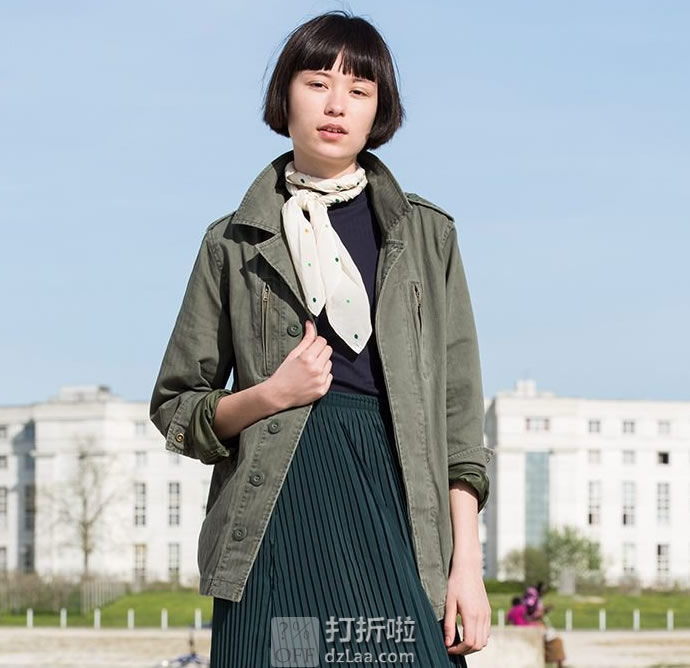 Alpha Industries 阿尔法军工 F-2 French 女式战地夹克外套 L码2.2折.18 海淘转运到手约￥310