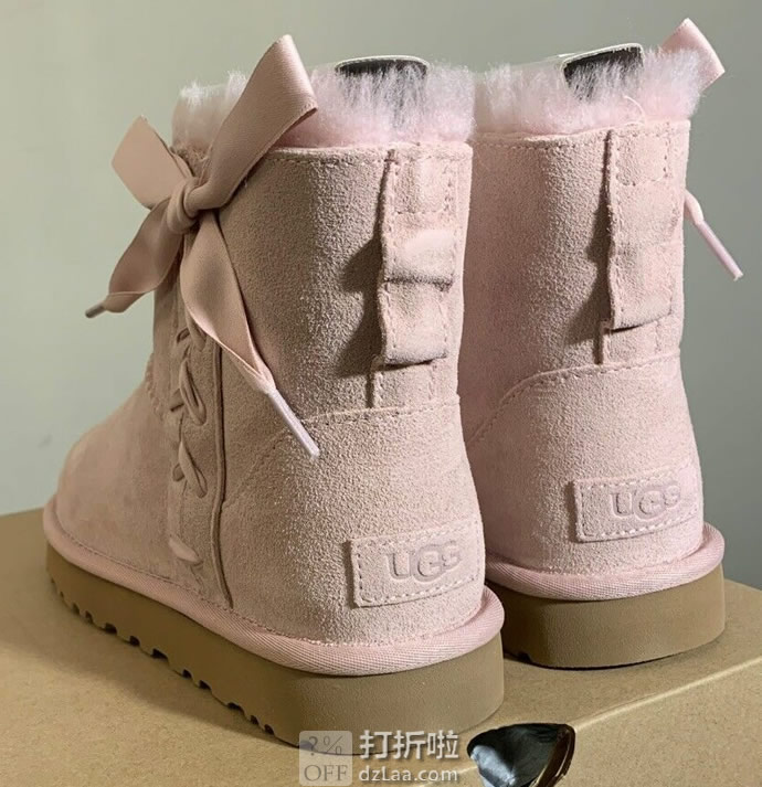 UGG Classic Lace Mini 系带女式时尚雪地靴 37码3.7折.75 海淘转运到手约¥559