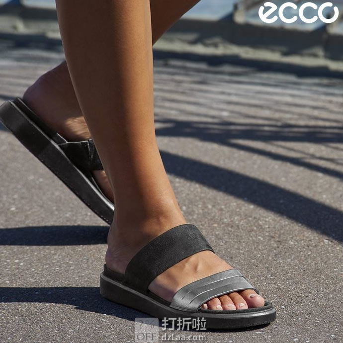 ECCO 爱步 Flowt 女式拖鞋 凉鞋 35码2.5折.74 海淘转运到手约￥270