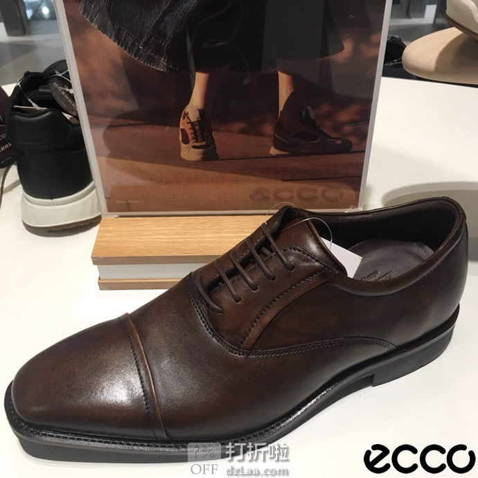 ECCO 爱步 Calcan 系带正装男鞋 牛津鞋 42码2.9折.04 海淘转运到手约￥502