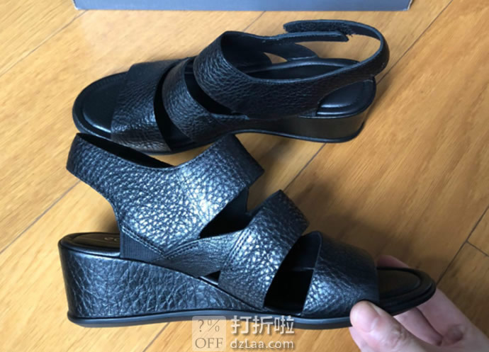 ECCO 爱步 Shape 35 型塑35 女式坡跟凉鞋 3.7折.27 海淘转运到手约￥482