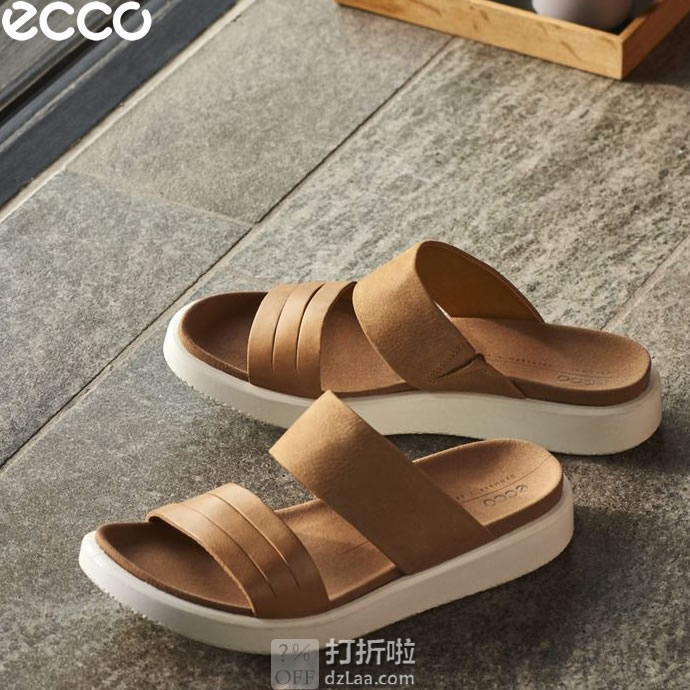 ECCO 爱步 Flowt 女式拖鞋 凉鞋 35码2.5折.74 海淘转运到手约￥270