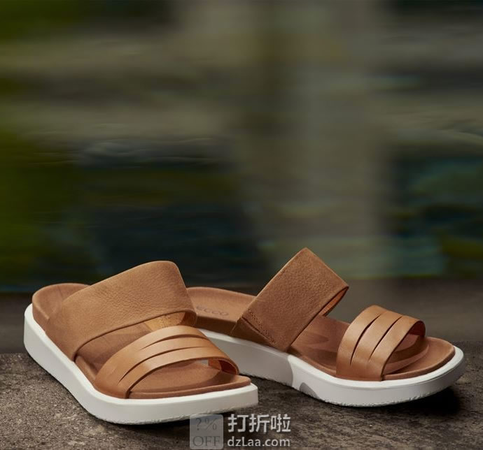 ECCO 爱步 Flowt 女式拖鞋 凉鞋 35码2.5折.74 海淘转运到手约￥270