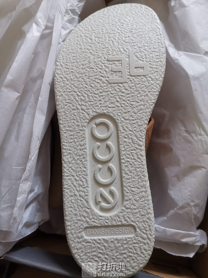 ECCO 爱步 Flowt 女式拖鞋 凉鞋 35码2.5折.74 海淘转运到手约￥270