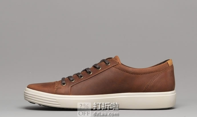 ECCO 爱步 SOFT 7 柔酷7号 男式休闲板鞋 3.5折.93 海淘转运到手约￥487