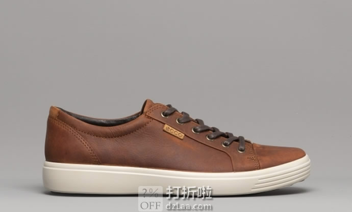 ECCO 爱步 SOFT 7 柔酷7号 男式休闲板鞋 3.5折.93 海淘转运到手约￥487