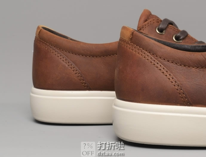 ECCO 爱步 SOFT 7 柔酷7号 男式休闲板鞋 3.5折.93 海淘转运到手约￥487