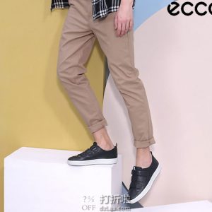 ECCO 爱步 SOFT 8 柔酷8号 三魔术贴 男式低帮板鞋 44码5.2折$88.41 海淘转运到手约￥717