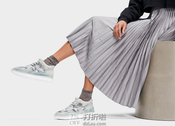 UGG HIGHLAND 女式时尚亮片运动鞋 1109631 4.3折.75 海淘转运到手约￥393