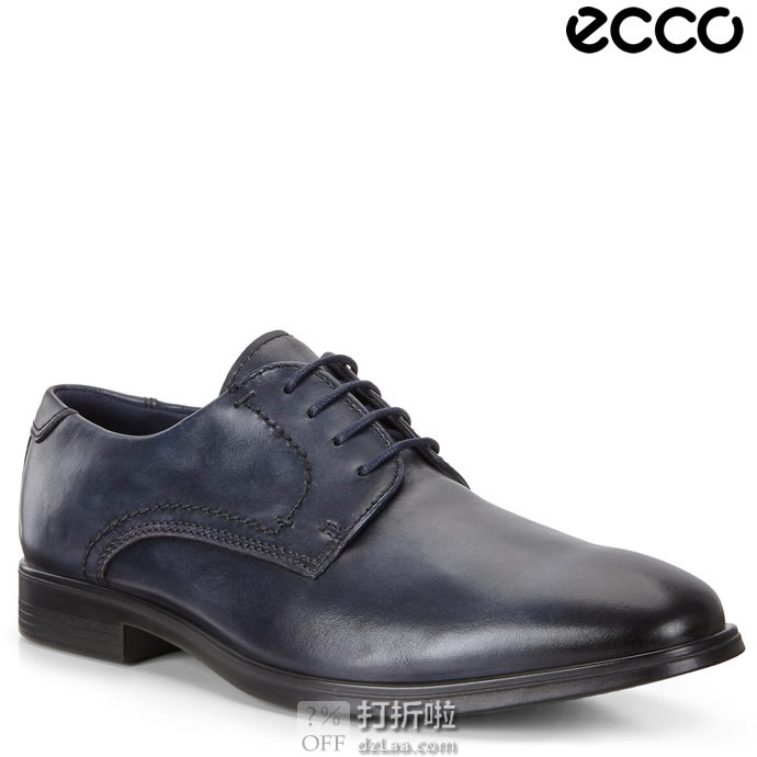 ECCO 爱步 Melbourne 墨本系列 男式德比鞋 正装鞋 44码4.4折.61 海淘转运到手约￥562