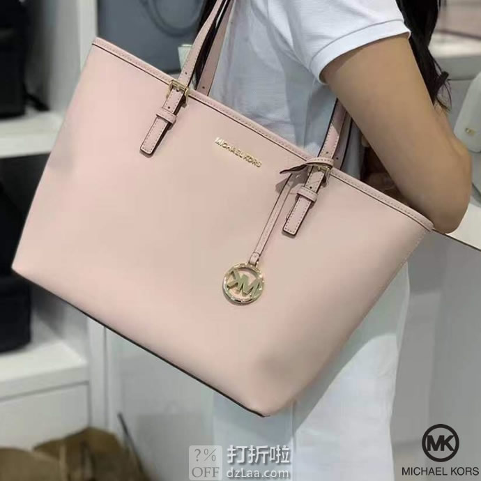 Michael Kors 迈克·科尔斯 Jet Set系列 MK 中号女式托特包 单肩包 3折.35 海淘转运到手约￥689