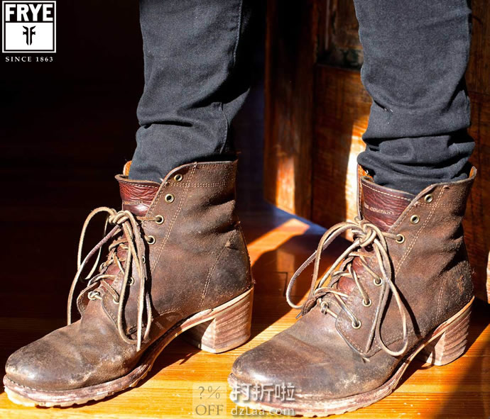 FRYE 弗莱 Sabrina 6g 女式短靴 2.8折9.89 海淘转运到手约¥900