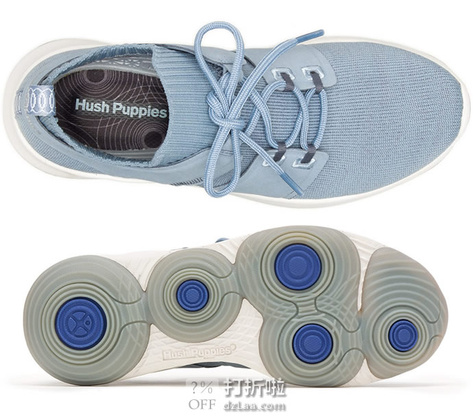 Hush Puppies 暇步士 World 女式系带休闲鞋 板鞋 3折.92 海淘转运到手约￥323