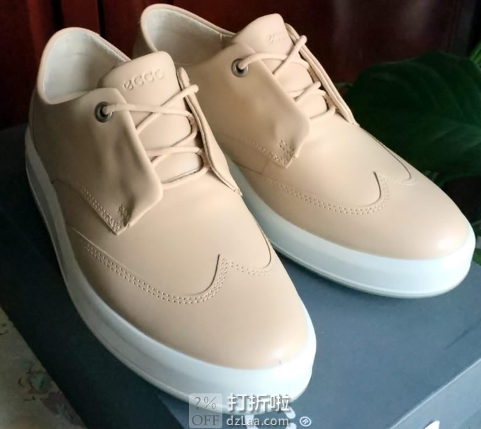 ECCO 爱步 Soft 9 柔酷9号 布洛克风格 女式休闲鞋 39码2折.4 海淘转运到手约￥341