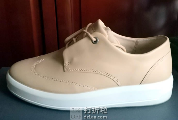 ECCO 爱步 Soft 9 柔酷9号 布洛克风格 女式休闲鞋 39码2折.4 海淘转运到手约￥341