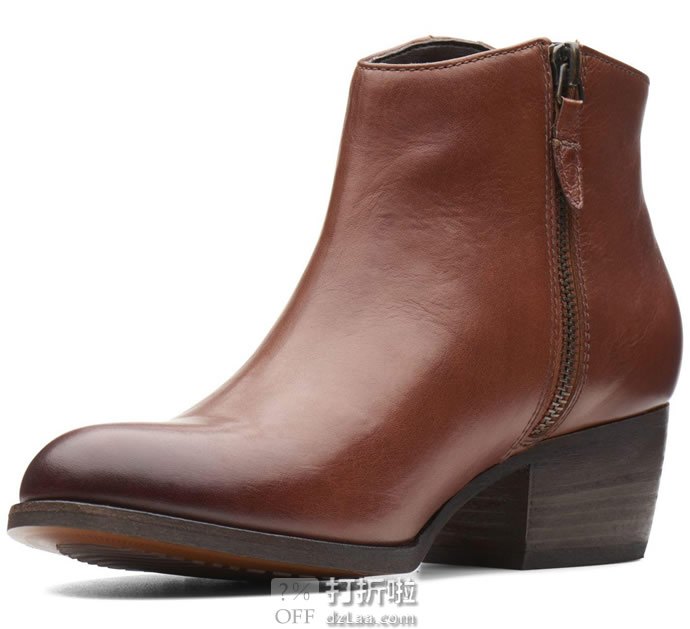 Clarks 其乐 Maypearl Fawn 女式短靴 5码1.3折.86 海淘转运到手约¥216